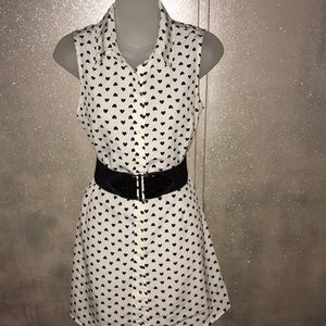 Sleeveless Button Down Dress